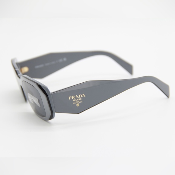 NEW PRADA GREY SUNGLASSES NEW COLLECTION PR17WS 11N09T UNISEX EYEWEAR PR 17WS - Picture 6 of 14